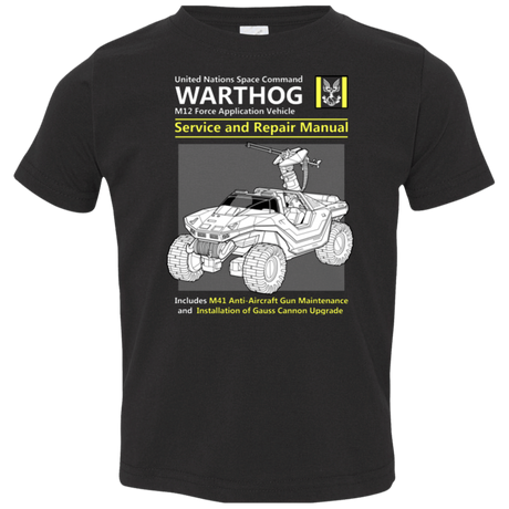 T-Shirts Black / 2T WARTHOG SERVICE AND REPAIR MANUAL Toddler Premium T-Shirt