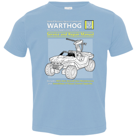 T-Shirts Light Blue / 2T WARTHOG SERVICE AND REPAIR MANUAL Toddler Premium T-Shirt