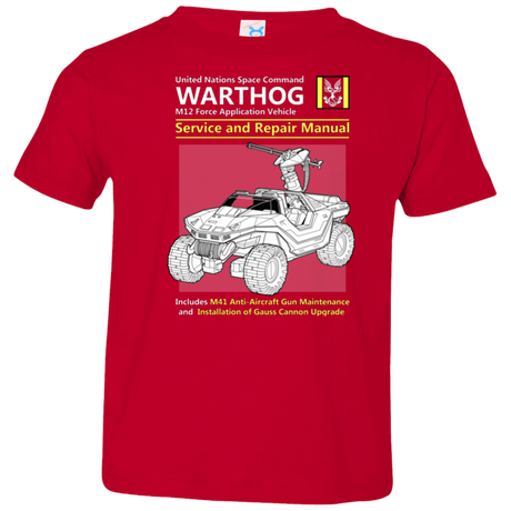 T-Shirts Red / 2T WARTHOG SERVICE AND REPAIR MANUAL Toddler Premium T-Shirt