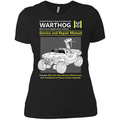 T-Shirts Black / X-Small WARTHOG SERVICE AND REPAIR MANUAL Women's Premium T-Shirt