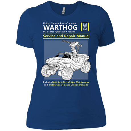 T-Shirts Royal / X-Small WARTHOG SERVICE AND REPAIR MANUAL Women's Premium T-Shirt