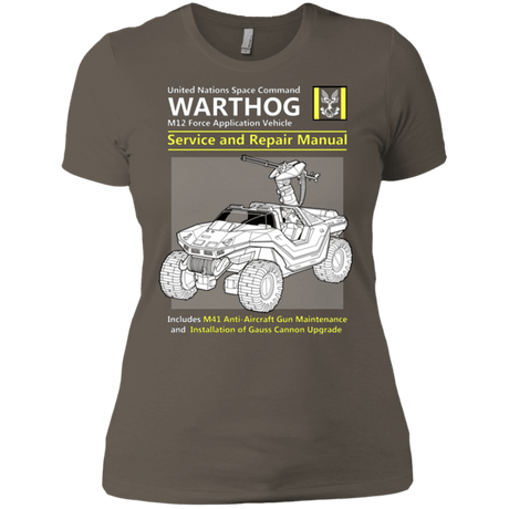 T-Shirts Warm Grey / X-Small WARTHOG SERVICE AND REPAIR MANUAL Women's Premium T-Shirt