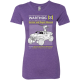 T-Shirts Purple Rush / Small WARTHOG SERVICE AND REPAIR MANUAL Women's Triblend T-Shirt