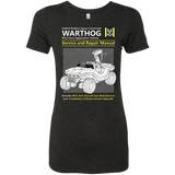 T-Shirts Vintage Black / Small WARTHOG SERVICE AND REPAIR MANUAL Women's Triblend T-Shirt