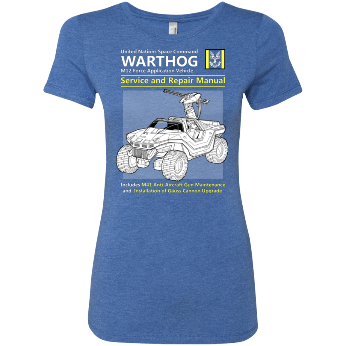T-Shirts Vintage Royal / Small WARTHOG SERVICE AND REPAIR MANUAL Women's Triblend T-Shirt