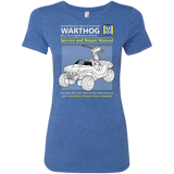T-Shirts Vintage Royal / Small WARTHOG SERVICE AND REPAIR MANUAL Women's Triblend T-Shirt