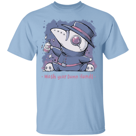 T-Shirts Light Blue / YXS Wash Your Damn Hands Youth T-Shirt