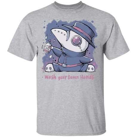 T-Shirts Sport Grey / YXS Wash Your Damn Hands Youth T-Shirt