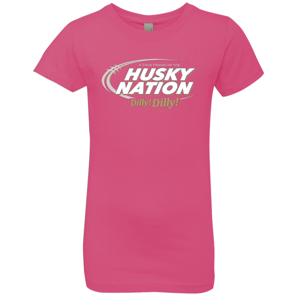T-Shirts Hot Pink / YXS Washington Dilly Dilly Girls Premium T-Shirt