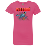 T-Shirts Hot Pink / YXS Wasted Girls Premium T-Shirt