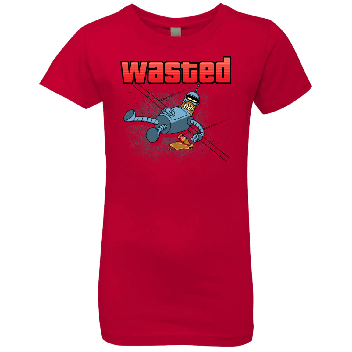 T-Shirts Red / YXS Wasted Girls Premium T-Shirt