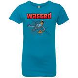 T-Shirts Turquoise / YXS Wasted Girls Premium T-Shirt