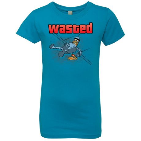 T-Shirts Turquoise / YXS Wasted Girls Premium T-Shirt
