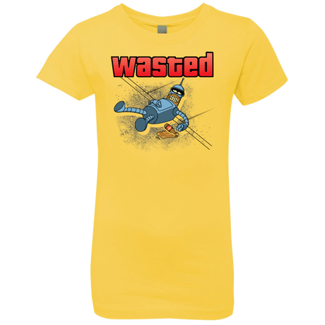 T-Shirts Vibrant Yellow / YXS Wasted Girls Premium T-Shirt