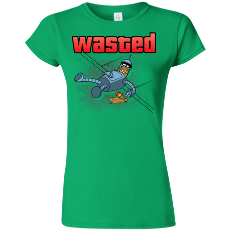 T-Shirts Irish Green / S Wasted Junior Slimmer-Fit T-Shirt