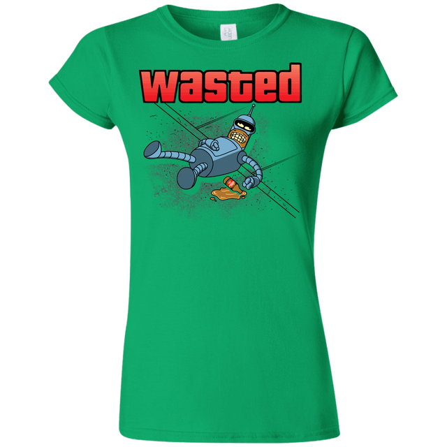 T-Shirts Irish Green / S Wasted Junior Slimmer-Fit T-Shirt