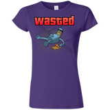 T-Shirts Purple / S Wasted Junior Slimmer-Fit T-Shirt