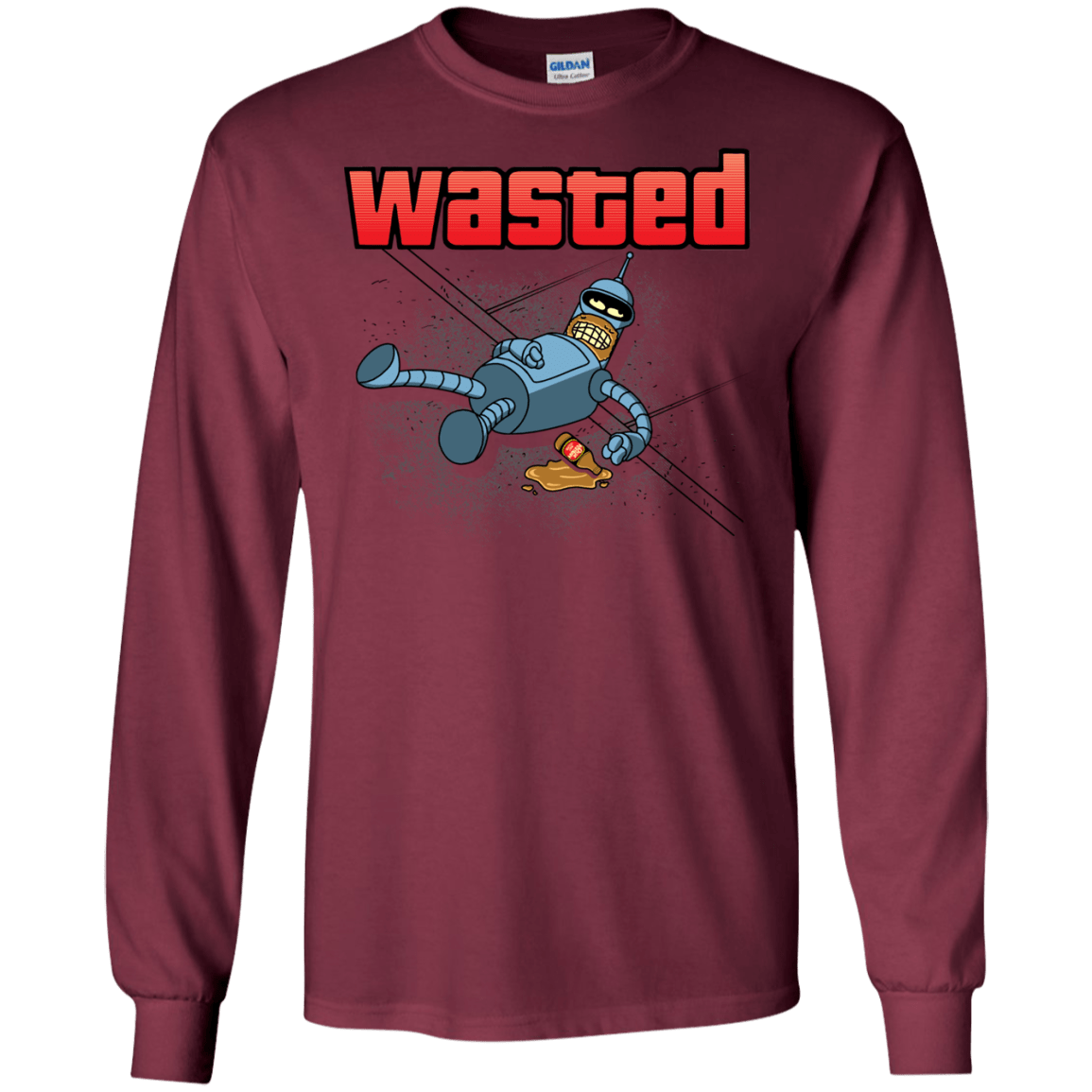 Wasted Men's Long Sleeve T-Shirt