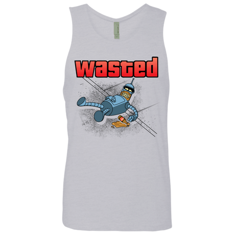 T-Shirts Heather Grey / S Wasted Men's Premium Tank Top