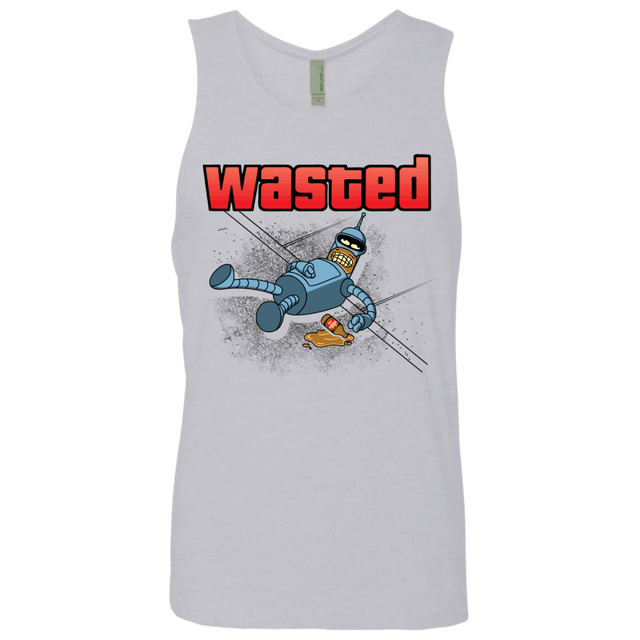 T-Shirts Heather Grey / S Wasted Men's Premium Tank Top