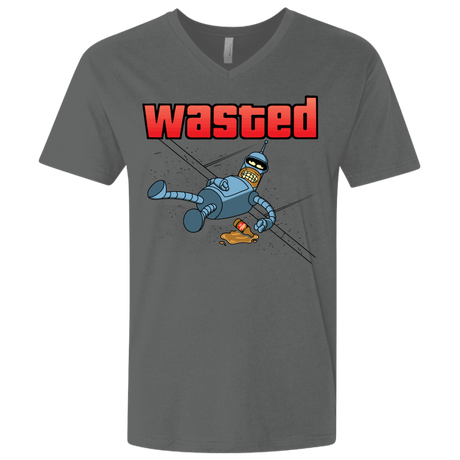 T-Shirts Heavy Metal / X-Small Wasted Men's Premium V-Neck