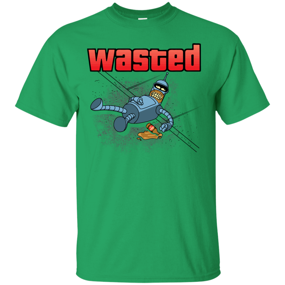 T-Shirts Irish Green / S Wasted T-Shirt