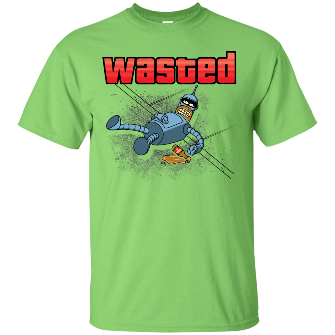 T-Shirts Lime / S Wasted T-Shirt