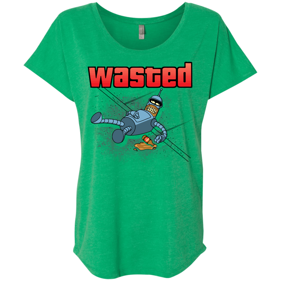 Wasted Triblend Dolman Sleeve