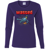 T-Shirts Purple / S Wasted Women's Long Sleeve T-Shirt