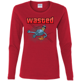T-Shirts Red / S Wasted Women's Long Sleeve T-Shirt