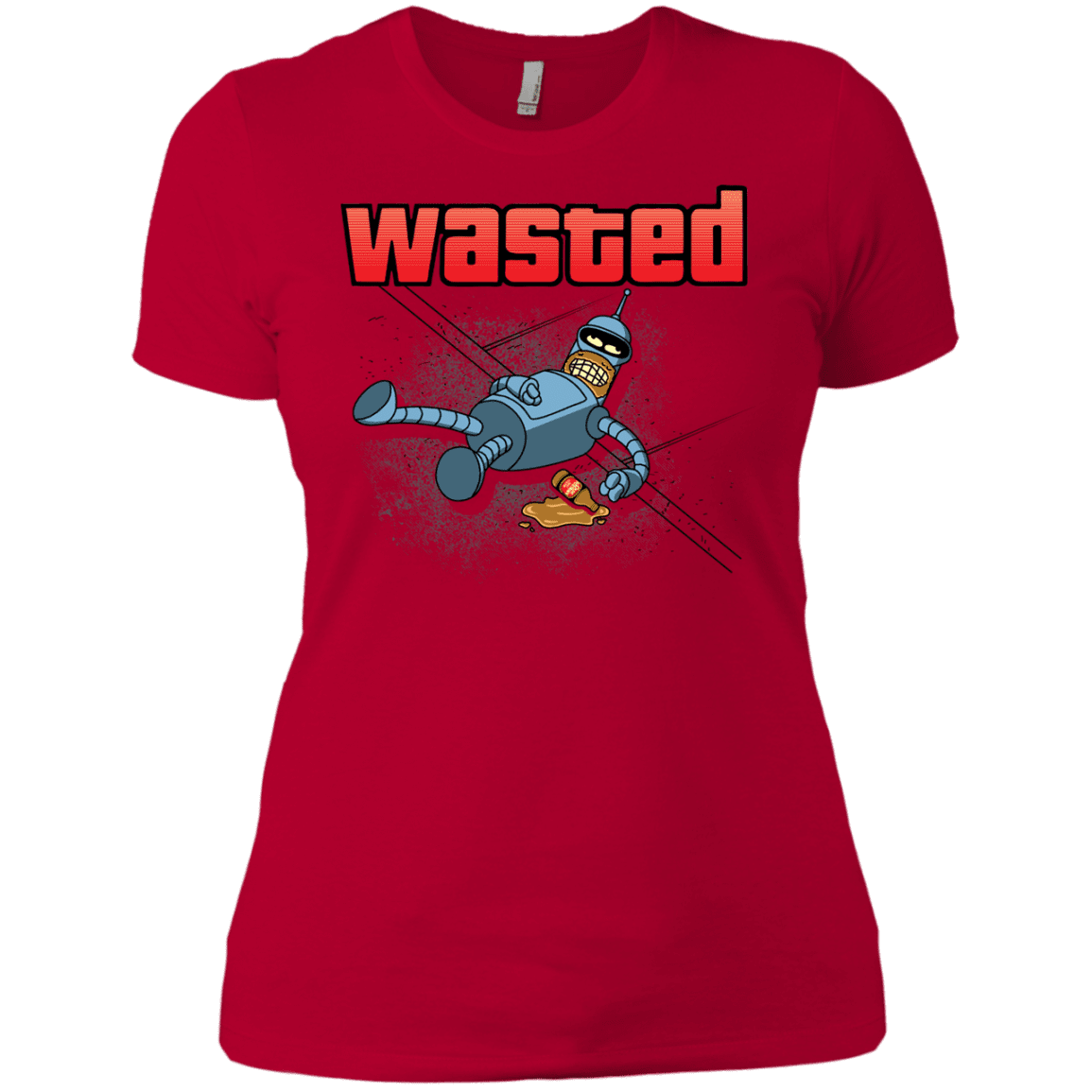 T-Shirts Red / X-Small Wasted Women's Premium T-Shirt