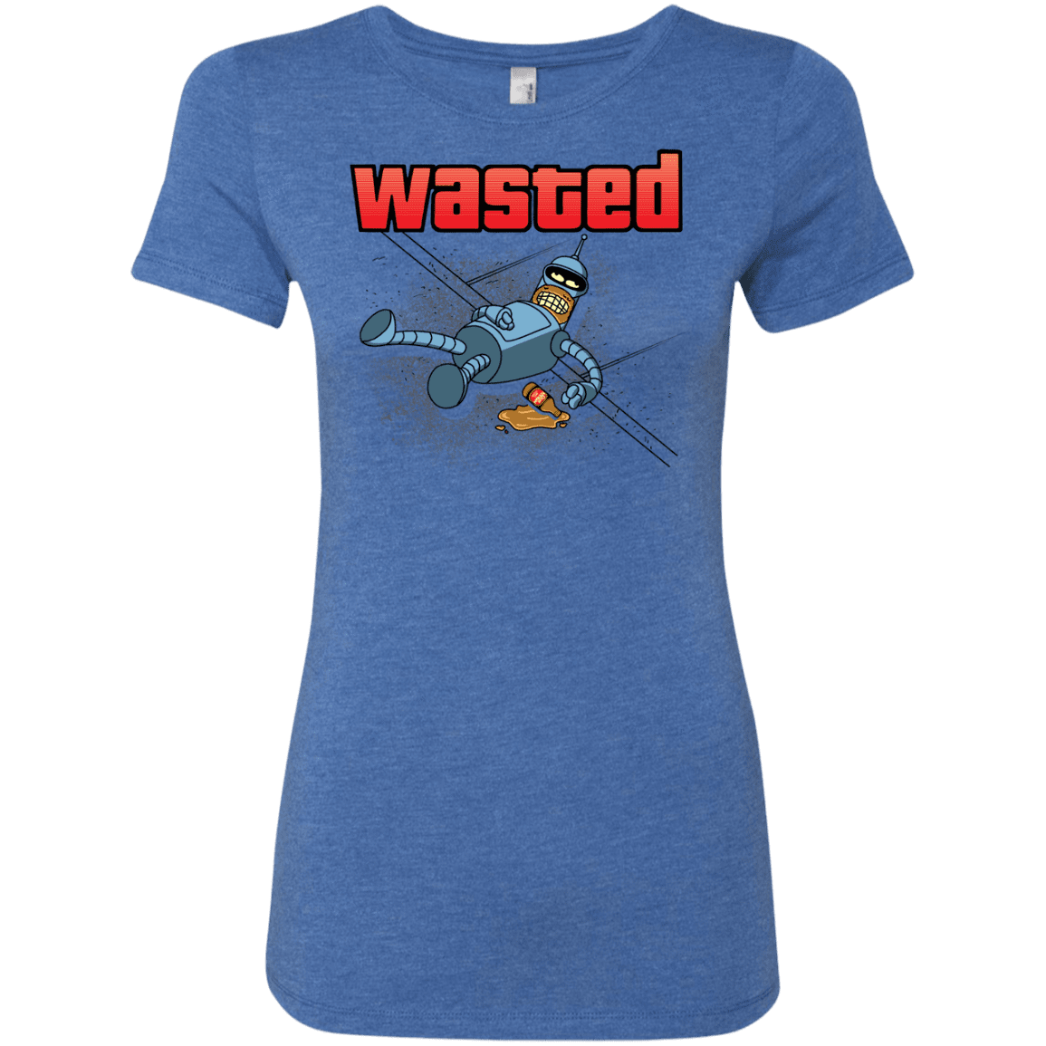 T-Shirts Vintage Royal / S Wasted Women's Triblend T-Shirt