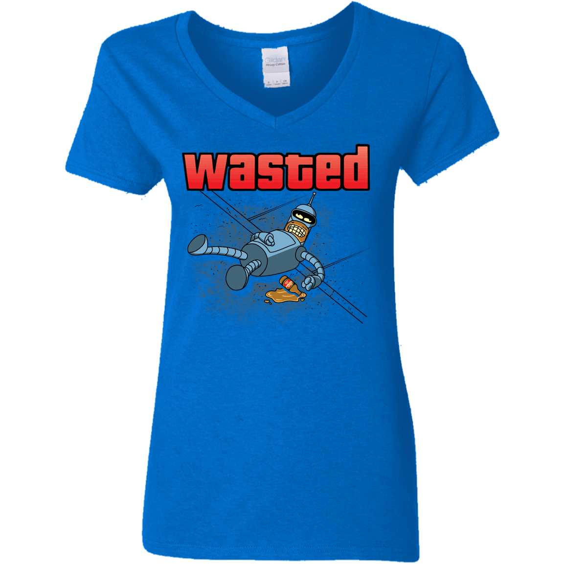 T-Shirts Royal / S Wasted Women's V-Neck T-Shirt