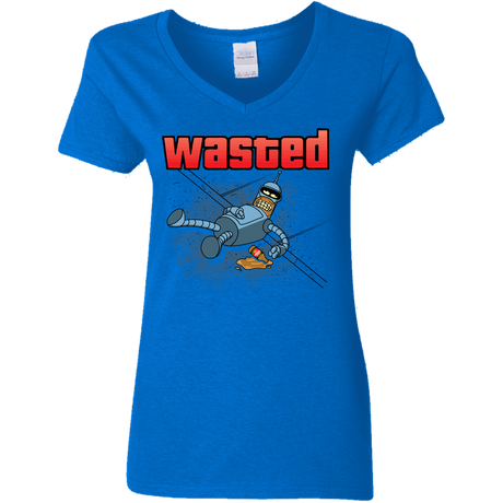 T-Shirts Royal / S Wasted Women's V-Neck T-Shirt