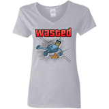 T-Shirts Sport Grey / S Wasted Women's V-Neck T-Shirt