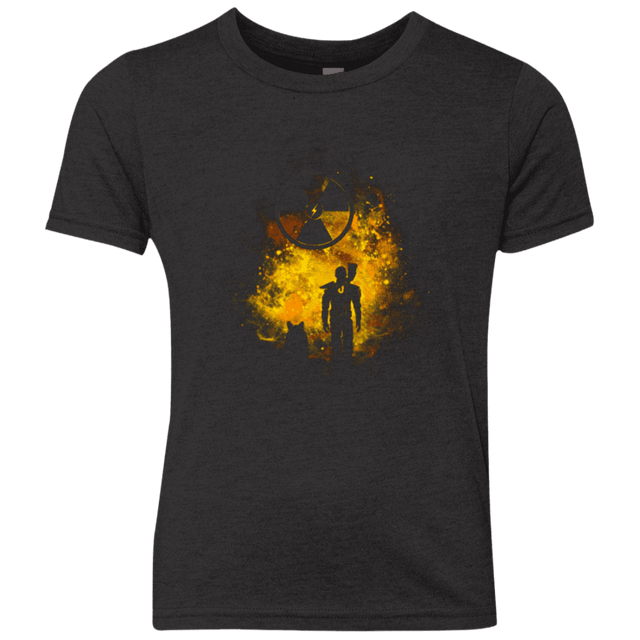 T-Shirts Vintage Black / YXS WASTELAND ART Youth Triblend T-Shirt