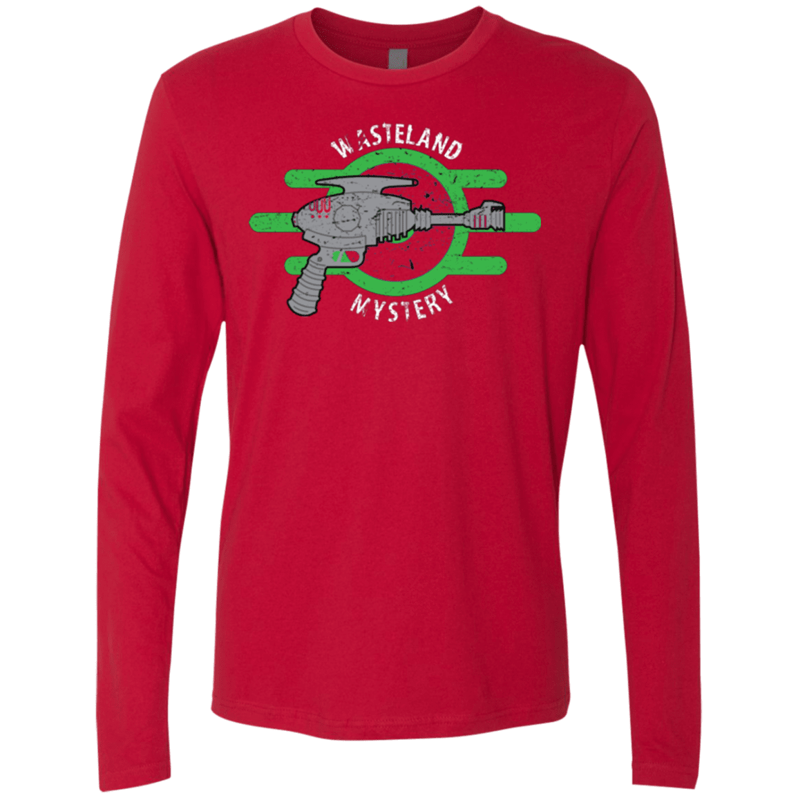 T-Shirts Red / Small Wasteland Mystery Men's Premium Long Sleeve