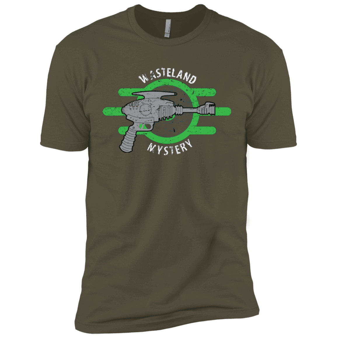 T-Shirts Military Green / X-Small Wasteland Mystery Men's Premium T-Shirt