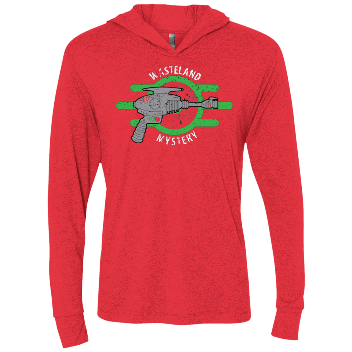T-Shirts Vintage Red / X-Small Wasteland Mystery Triblend Long Sleeve Hoodie Tee