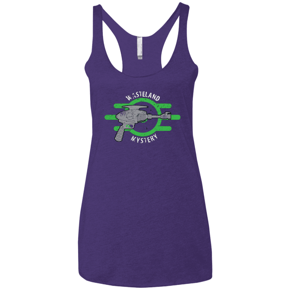 T-Shirts Purple / X-Small Wasteland Mystery Women's Triblend Racerback Tank
