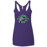 T-Shirts Purple / X-Small Wasteland Mystery Women's Triblend Racerback Tank