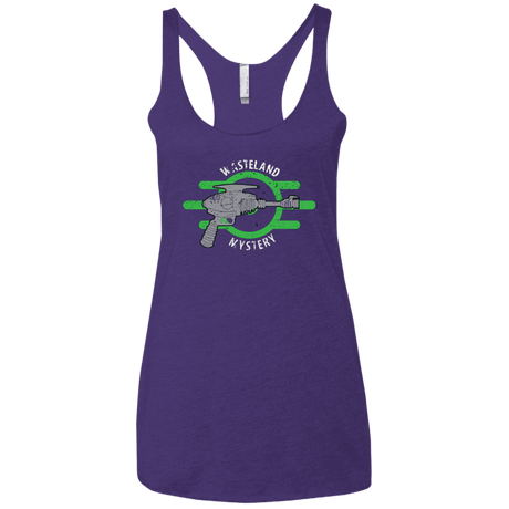T-Shirts Purple / X-Small Wasteland Mystery Women's Triblend Racerback Tank