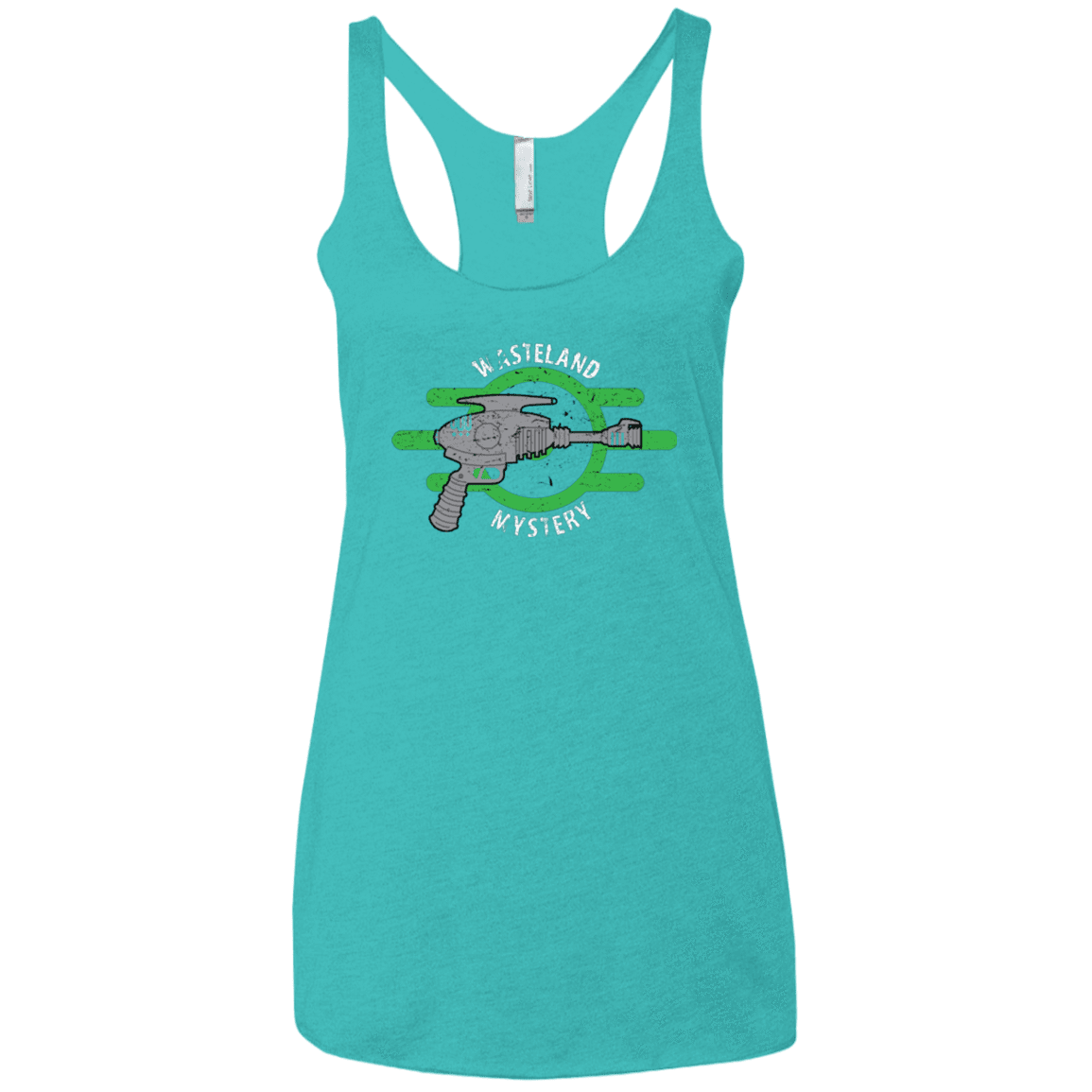 T-Shirts Tahiti Blue / X-Small Wasteland Mystery Women's Triblend Racerback Tank