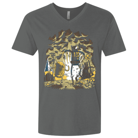T-Shirts Heavy Metal / X-Small wasteland time Men's Premium V-Neck