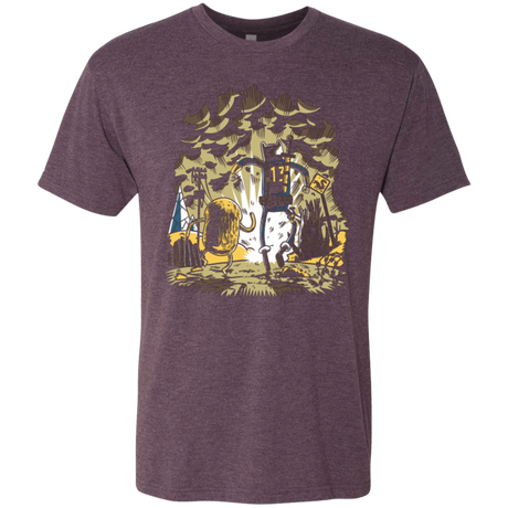 T-Shirts Vintage Purple / Small wasteland time Men's Triblend T-Shirt