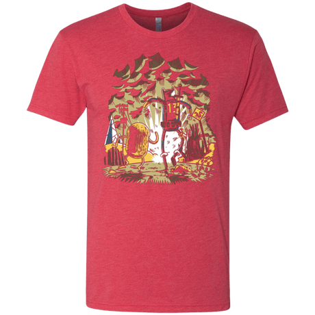 T-Shirts Vintage Red / Small wasteland time Men's Triblend T-Shirt