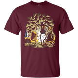 T-Shirts Maroon / Small wasteland time T-Shirt
