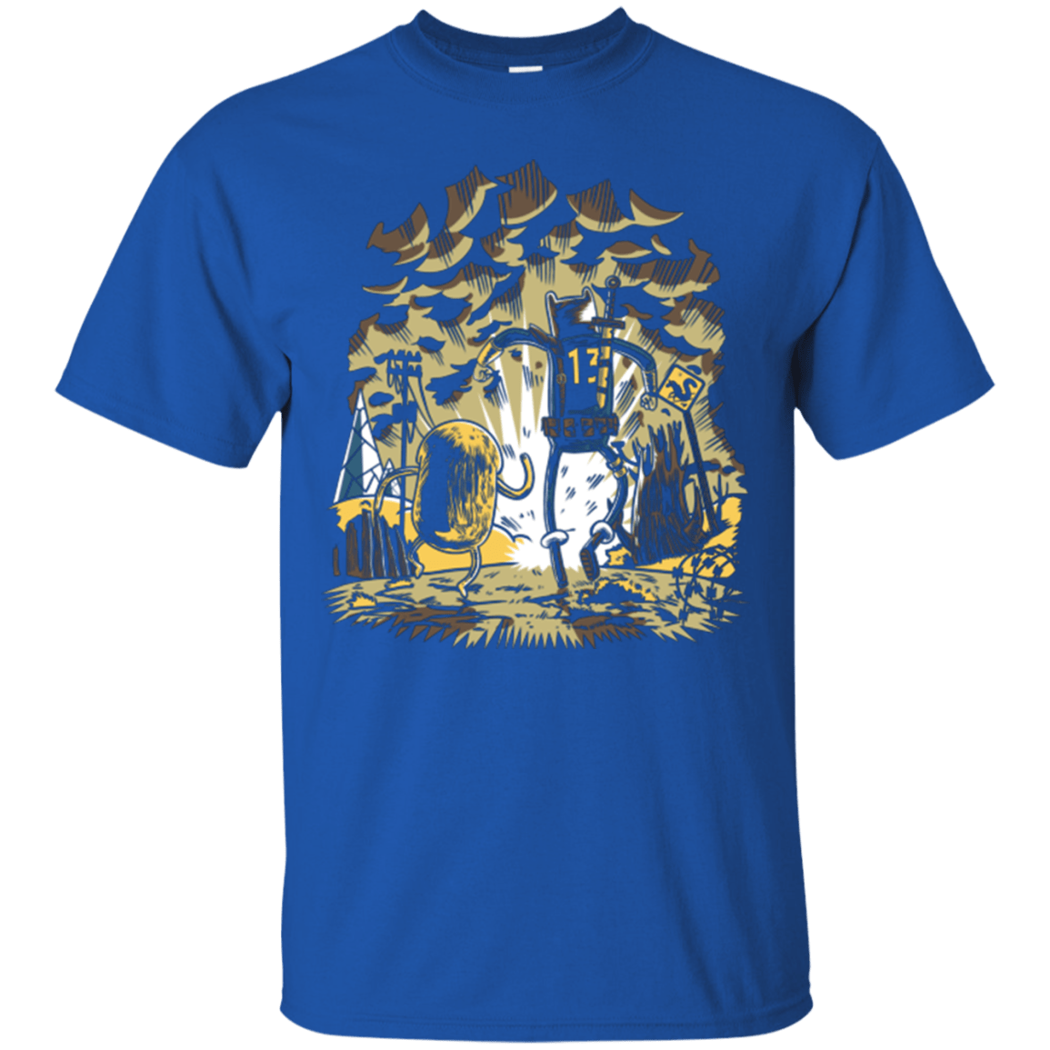 T-Shirts Royal / Small wasteland time T-Shirt