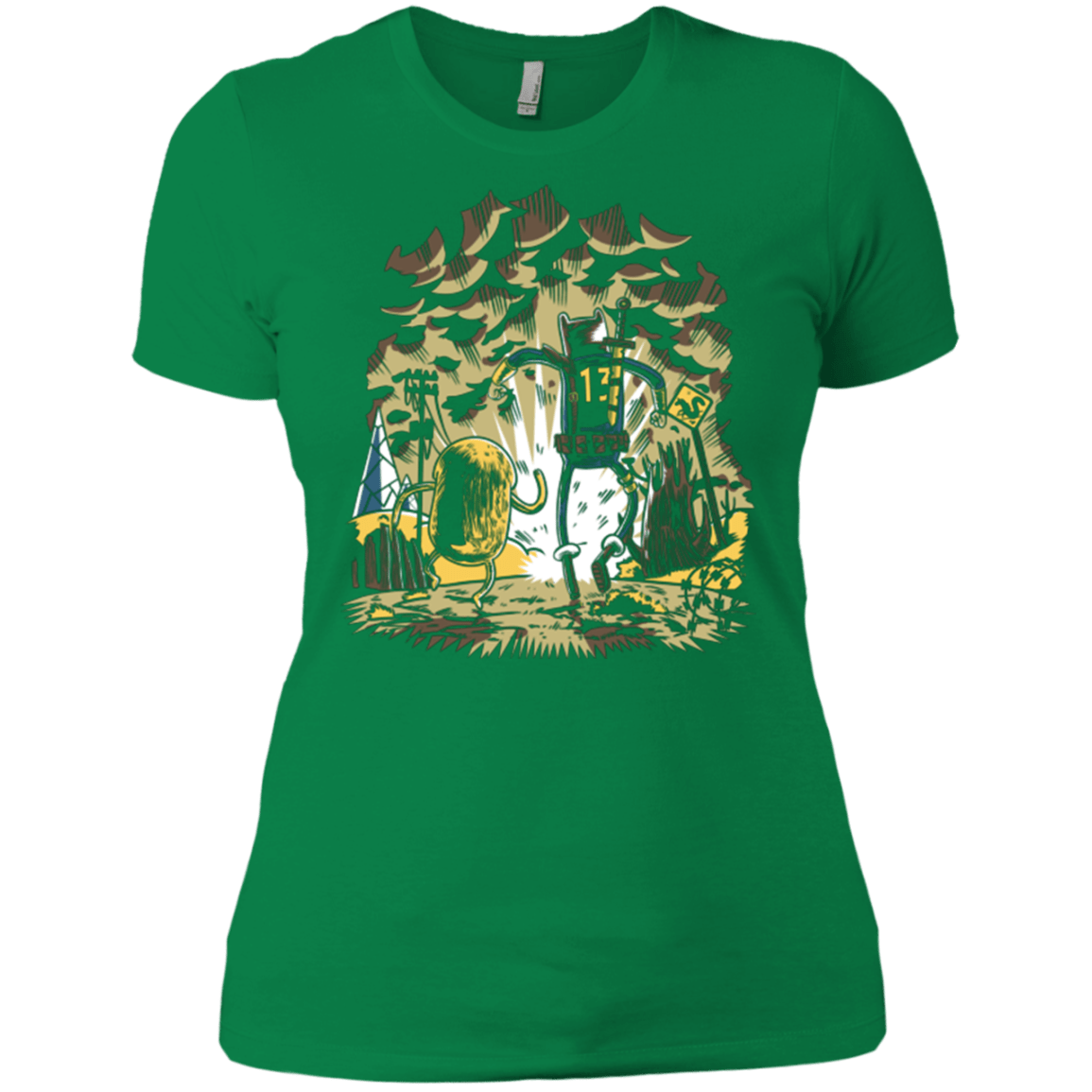 T-Shirts Kelly Green / X-Small wasteland time Women's Premium T-Shirt