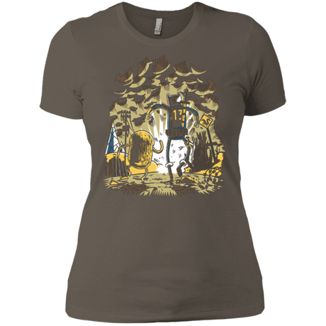 T-Shirts Warm Grey / X-Small wasteland time Women's Premium T-Shirt